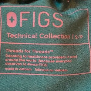 Hunter Green Scrubs - Figs - pants - small